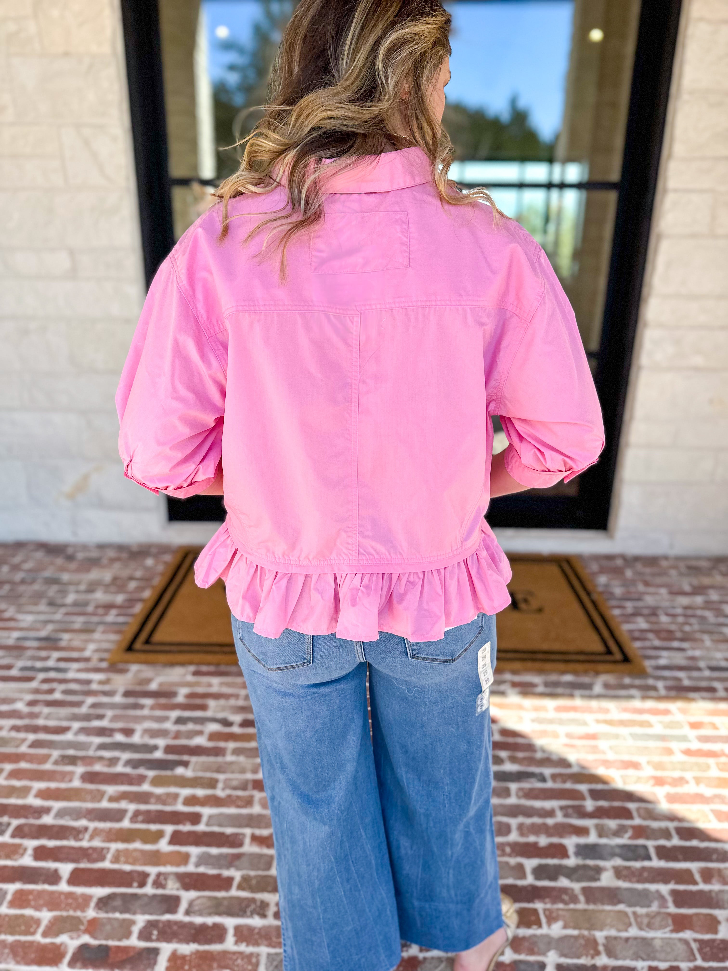 The Move with Grace Top - Pink-200 Fashion Blouses-ENTRO-July & June Women's Fashion Boutique Located in San Antonio, Texas