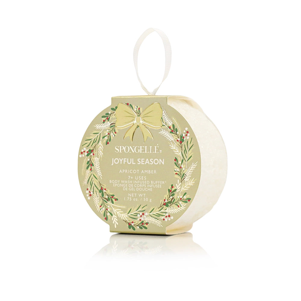 Spongellé - Holiday Wreath Body Buffer - 4 Scents-120 Apothecary-Spongellé-July & June Women's Fashion Boutique Located in San Antonio, Texas