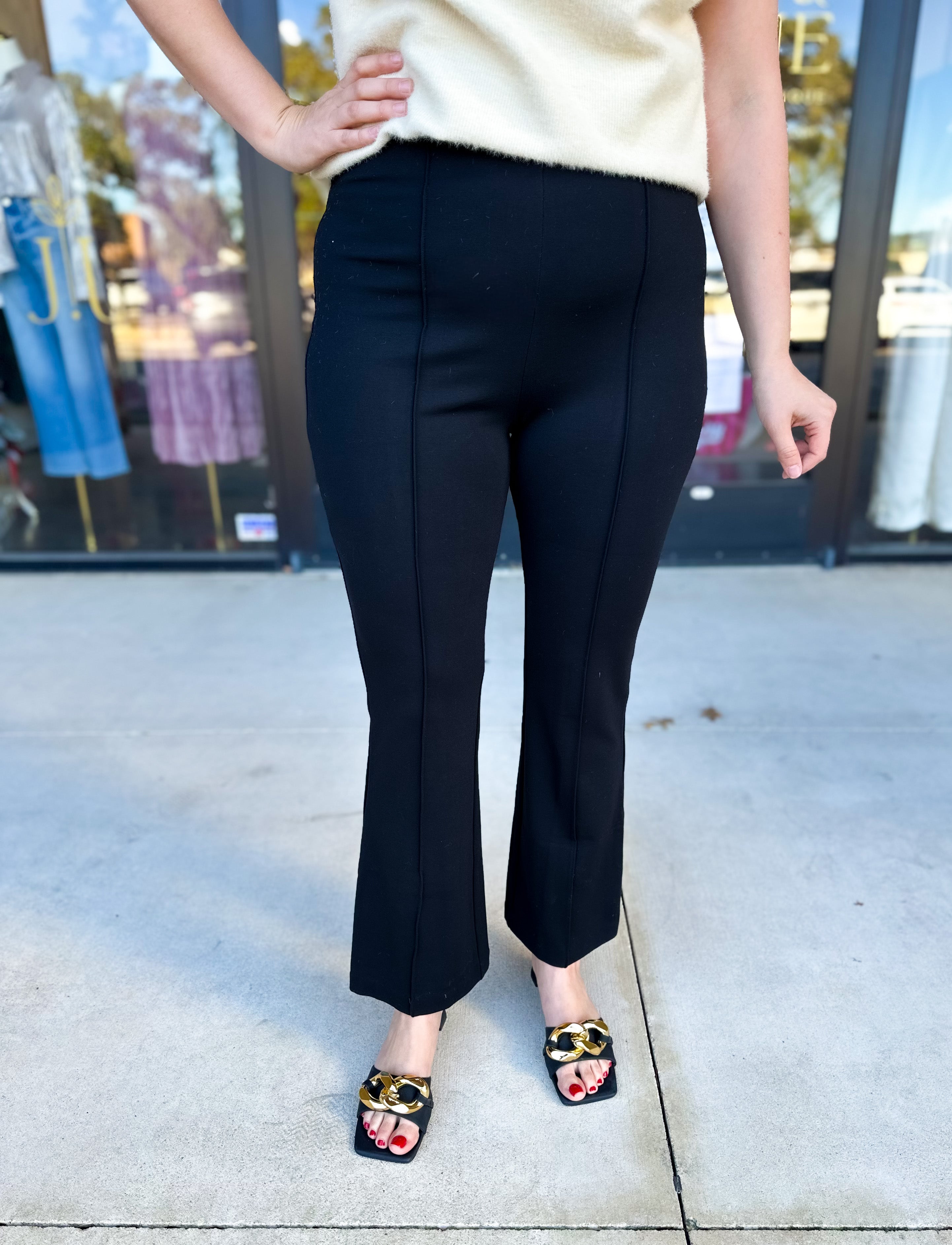 The Melinda Work Pant-400 Pants-SKIES ARE BLUE-July & June Women's Fashion Boutique Located in San Antonio, Texas