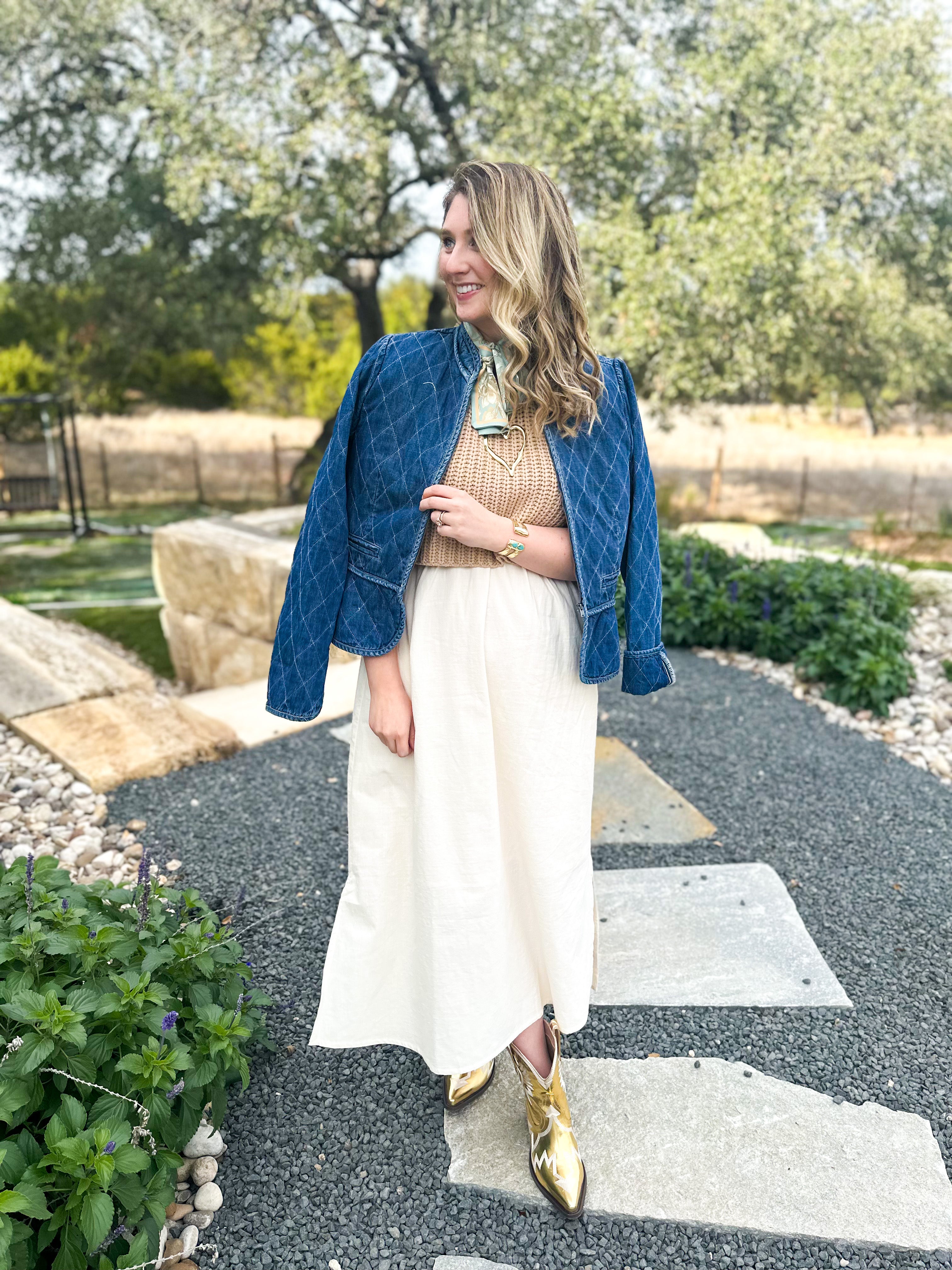 Chic Denim Jacket-600 Outerwear-FATE-July & June Women's Fashion Boutique Located in San Antonio, Texas