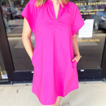 The Melinda Mini Dress - Pink-510 Mini-PINCH-July & June Women's Fashion Boutique Located in San Antonio, Texas