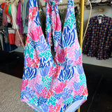 Mary Square - Poppy One Piece Swim Suit - Coral Cove - FINAL SALE-MARY SQUARE-July & June Women's Fashion Boutique Located in San Antonio, Texas