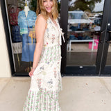 Enchanting Garden Midi Dress-500 Midi-ENTRO-July & June Women's Fashion Boutique Located in San Antonio, Texas