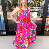 Flora Skirt Set-500 Midi-SKIES ARE BLUE-July & June Women's Fashion Boutique Located in San Antonio, Texas