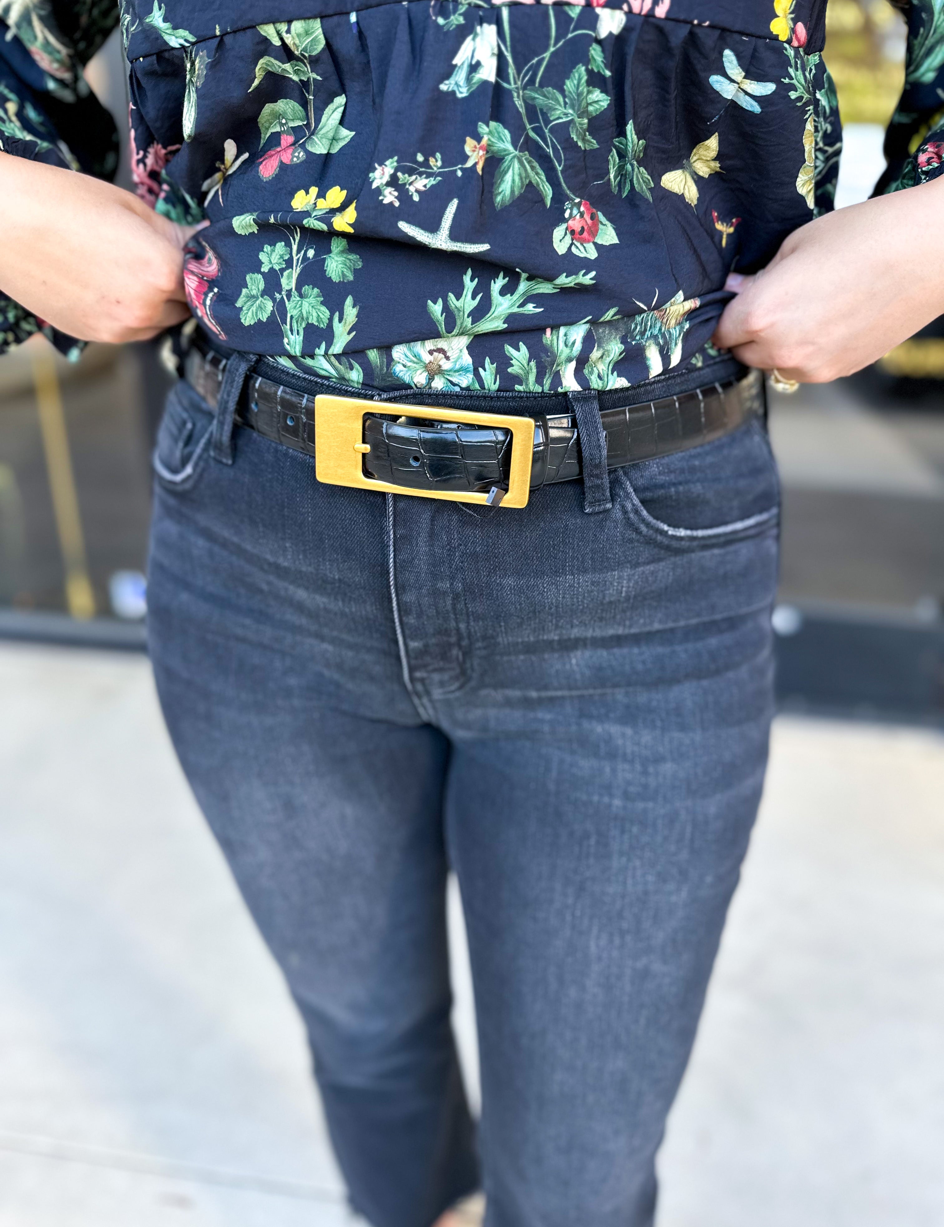 The Coco Belt - Black-130 ACCESSORIES-Most Wanted USA-July & June Women's Fashion Boutique Located in San Antonio, Texas