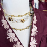 Treasure Jewels - Clearly Understated Beaded Necklace-110 Jewelry & Hair-Treasure Jewels-July & June Women's Fashion Boutique Located in San Antonio, Texas