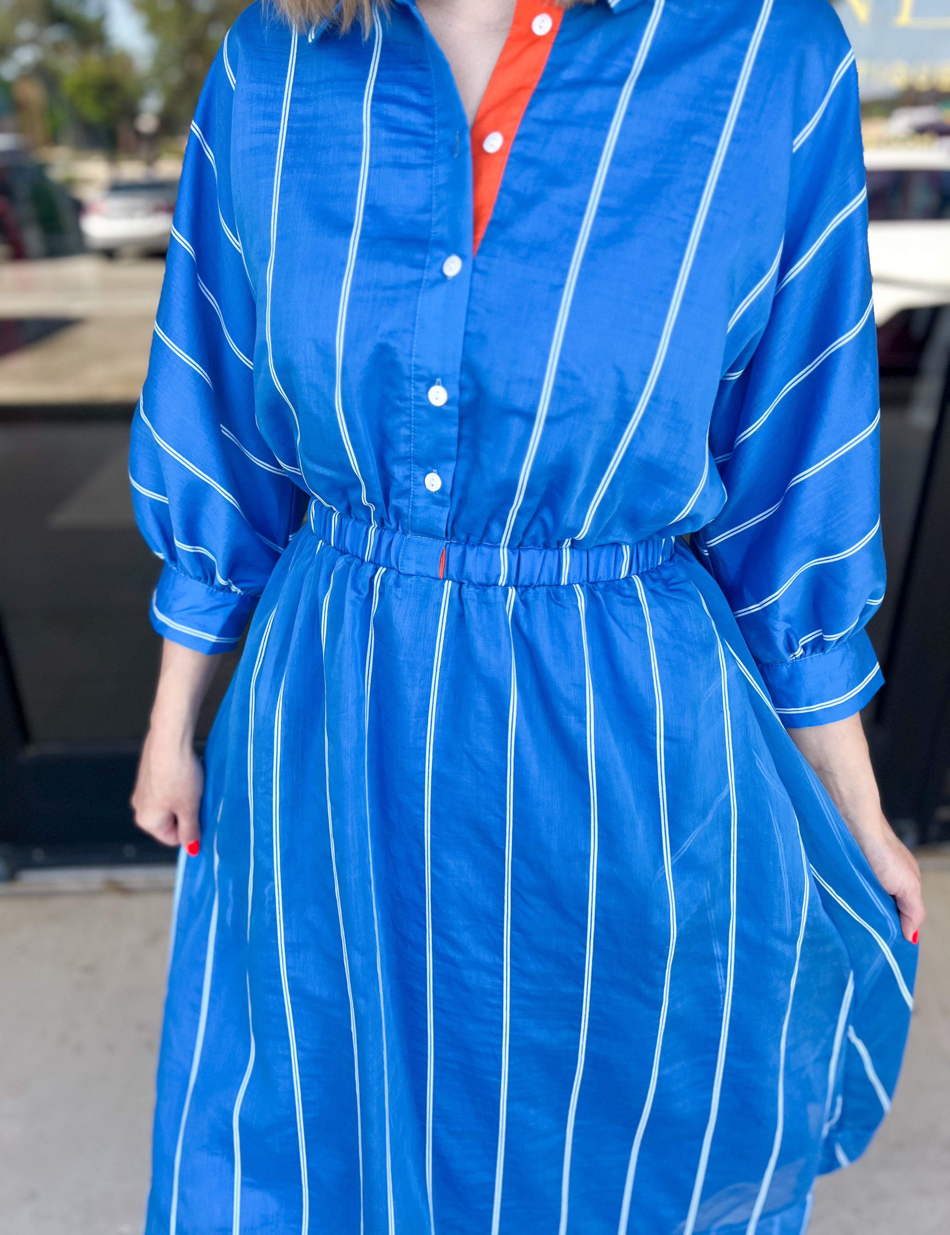 THML - Coastal Cutie Midi Dress-500 Midi-THML-July & June Women's Fashion Boutique Located in San Antonio, Texas