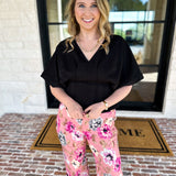 Elevated Chic Top - Black-200 Fashion Blouses-ENTRO-July & June Women's Fashion Boutique Located in San Antonio, Texas