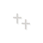 Natalie Wood - Legacy Cross Stud Earrings - Silver-110 Jewelry & Hair-July & June Women's Boutique-July & June Women's Fashion Boutique Located in San Antonio, Texas