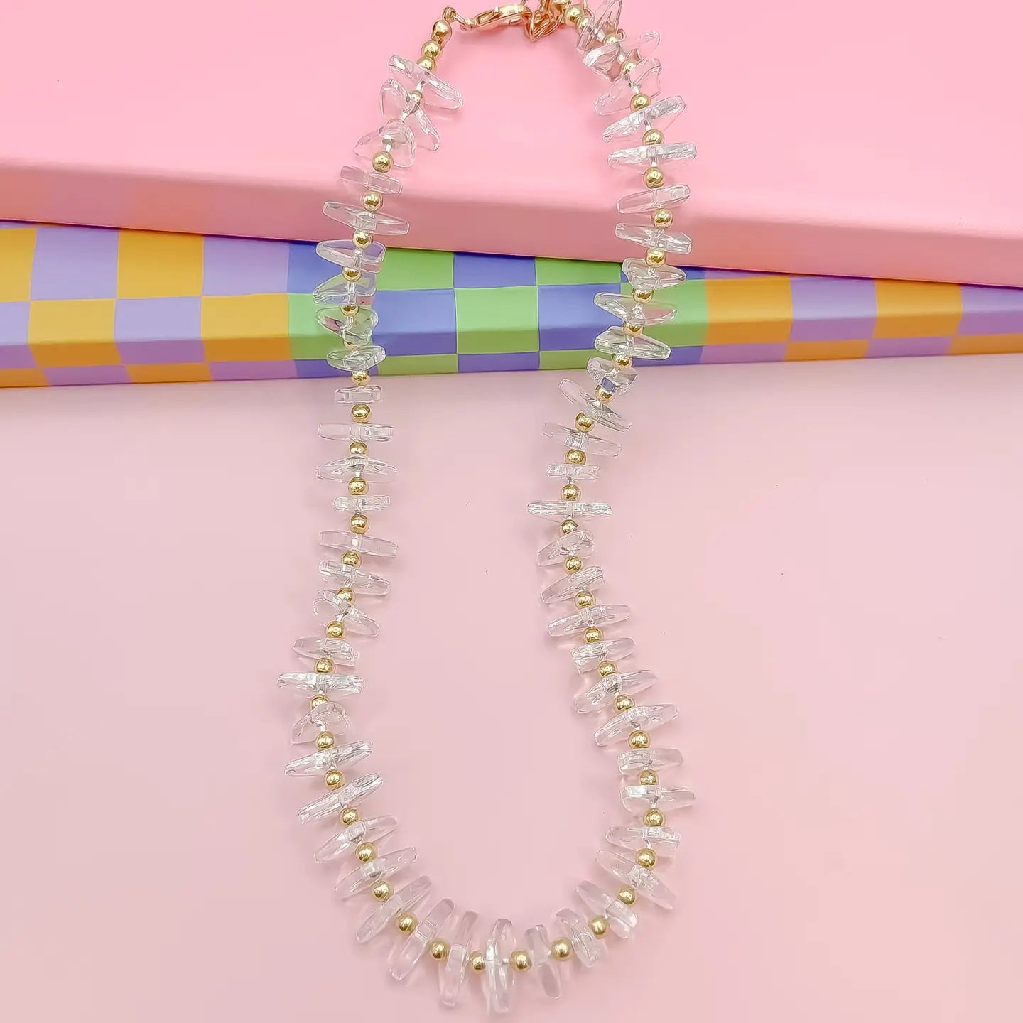Treasure Jewels - Clearly The Best Beaded Necklace-110 Jewelry & Hair-Treasure Jewels-July & June Women's Fashion Boutique Located in San Antonio, Texas