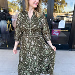 Enchanted Floral Midi Dress-500 Midi-POLOGRAM-July & June Women's Fashion Boutique Located in San Antonio, Texas