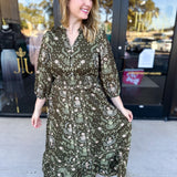 Enchanted Floral Midi Dress-500 Midi-POLOGRAM-July & June Women's Fashion Boutique Located in San Antonio, Texas