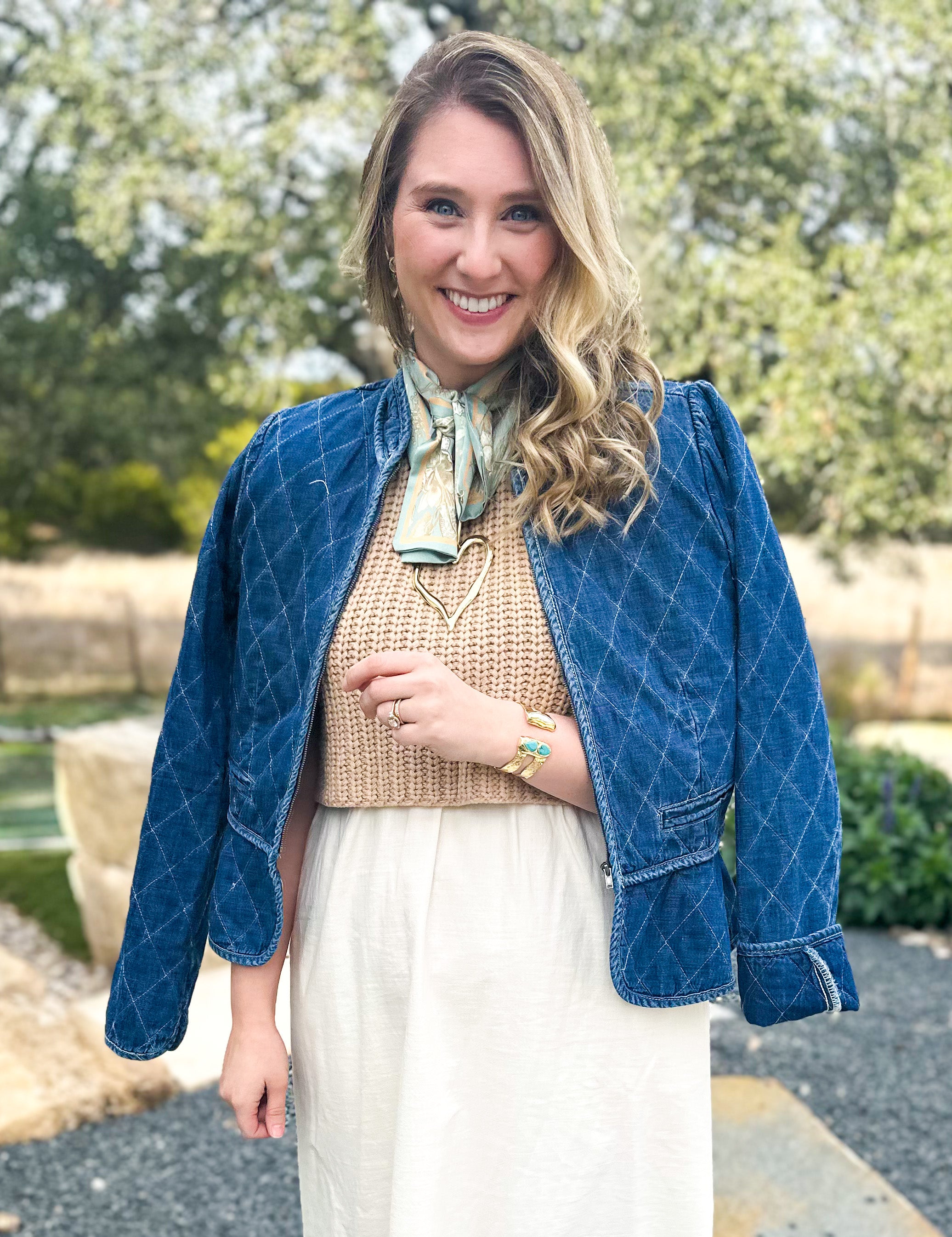 Chic Denim Jacket-600 Outerwear-FATE-July & June Women's Fashion Boutique Located in San Antonio, Texas