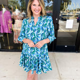 Mary Square - Reflecting Green Mini Dress-510 Mini-MARY SQUARE-July & June Women's Fashion Boutique Located in San Antonio, Texas