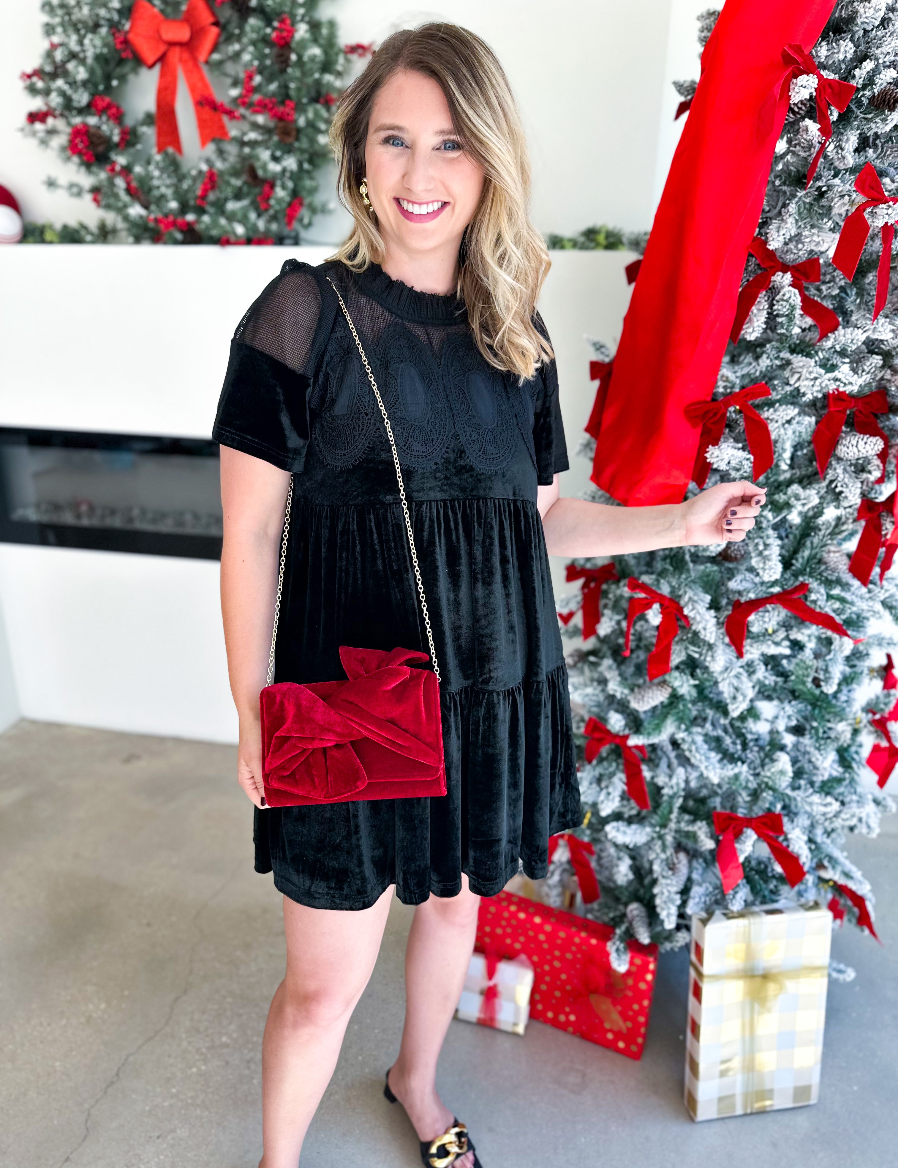 Cora Clutch - Crimson-130 Accessories-SHIRALEAH-July & June Women's Fashion Boutique Located in San Antonio, Texas