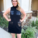 The Audrey Black Mini Dress-510 Mini-FATE-July & June Women's Fashion Boutique Located in San Antonio, Texas