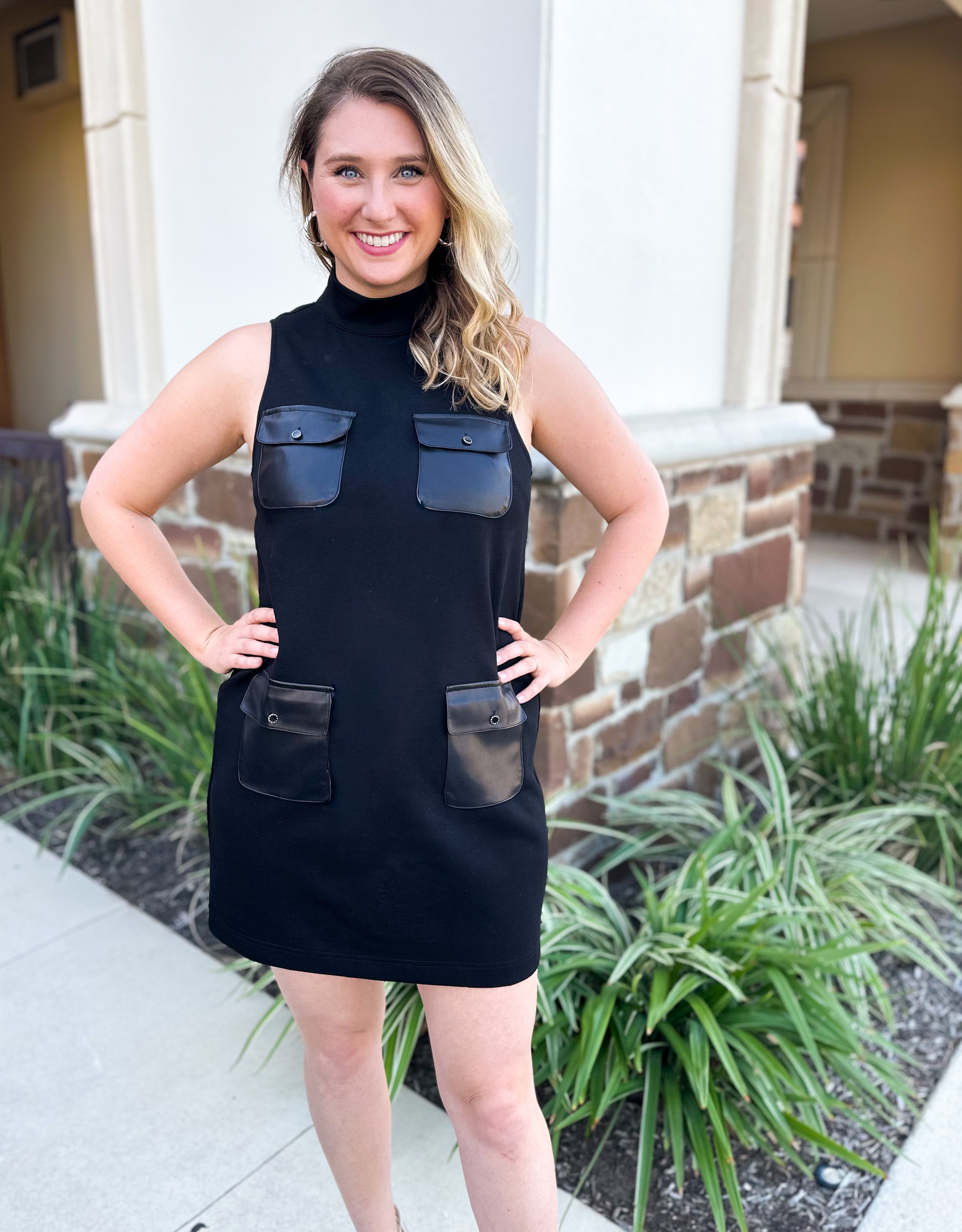 The Audrey Black Mini Dress-510 Mini-FATE-July & June Women's Fashion Boutique Located in San Antonio, Texas