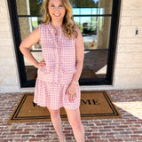 Pink Prep Mini Dress-510 Mini-TCEC-July & June Women's Fashion Boutique Located in San Antonio, Texas