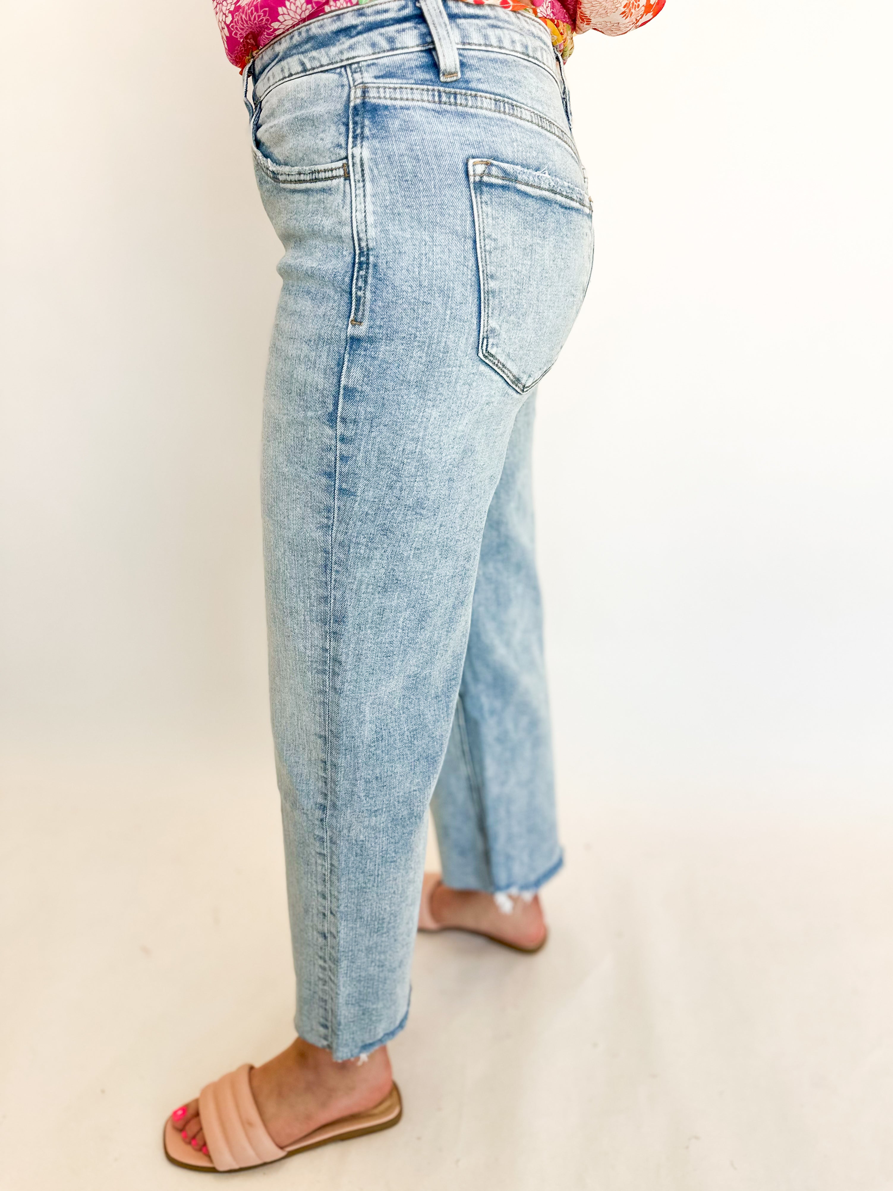 Vervet High Rise Dad Jeans-400 Pants-VEVERT BY FLYING MONKEY-July & June Women's Fashion Boutique Located in San Antonio, Texas