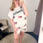 Mary Square - USA Lounge Set-300 Athleisure/Lounge-MARY SQUARE-July & June Women's Fashion Boutique Located in San Antonio, Texas
