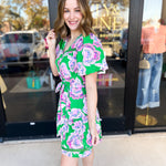 Mary Square - Addison Dress - Petal Tango-510 Mini-MARY SQUARE-July & June Women's Fashion Boutique Located in San Antonio, Texas