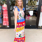 THML - Island Soiree Midi Dress-500 Midi-THML-July & June Women's Fashion Boutique Located in San Antonio, Texas