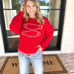 Fish Knit Sweater-BAILEY ROSE-July & June Women's Fashion Boutique Located in San Antonio, Texas