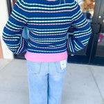 Mary Square - Annabelle Sweater - Teal-230 Sweaters/Cardis-MARY SQUARE-July & June Women's Fashion Boutique Located in San Antonio, Texas