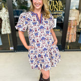 The Kalley Mini Dress - Ecru-510 Mini-ENTRO-July & June Women's Fashion Boutique Located in San Antonio, Texas