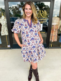 The Kalley Mini Dress - Ecru-510 Mini-ENTRO-July & June Women's Fashion Boutique Located in San Antonio, Texas