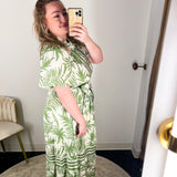 Palm City Midi Dress - Green-500 Midi-ENTRO-July & June Women's Fashion Boutique Located in San Antonio, Texas