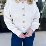 The Rose Cardigan-230 Sweaters/Cardis-ENTRO-July & June Women's Fashion Boutique Located in San Antonio, Texas