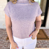 Soft Bloom Everyday Knit Top - Lavender-230 Sweaters/Cardis-ENTRO-July & June Women's Fashion Boutique Located in San Antonio, Texas
