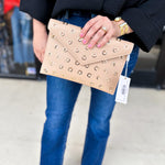 Ramona Gromet Crossbody Bag - Nude-130 ACCESSORIES-Moda Luxe-July & June Women's Fashion Boutique Located in San Antonio, Texas