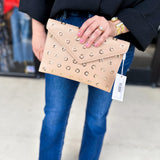 Ramona Gromet Crossbody Bag - Nude-130 ACCESSORIES-Moda Luxe-July & June Women's Fashion Boutique Located in San Antonio, Texas