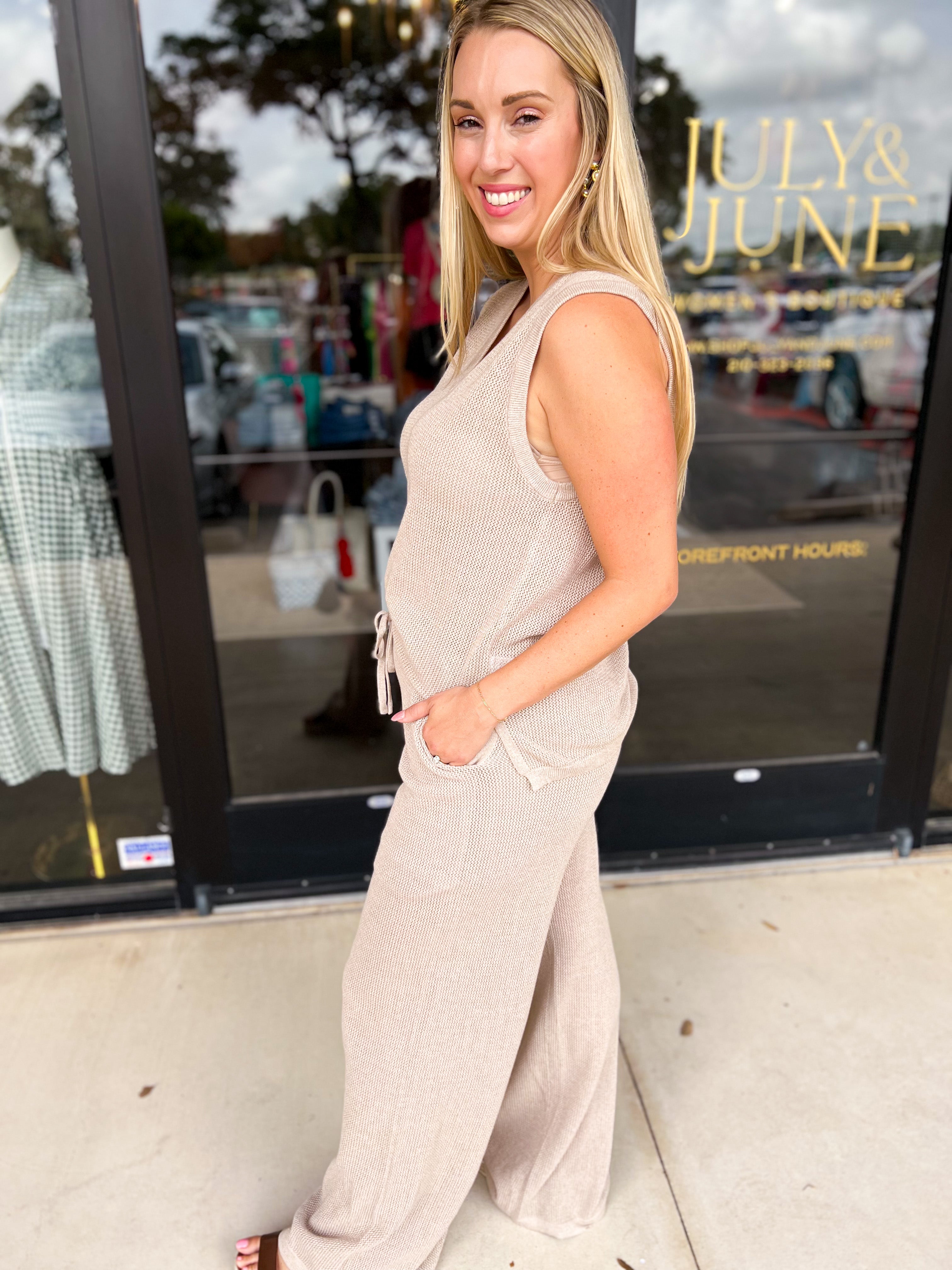 Light Mocha Lounge Set-300 Athleisure/Lounge-LISTICLE-July & June Women's Fashion Boutique Located in San Antonio, Texas