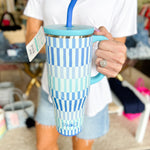 SWIG - Glacier Stripe Mega Mug (40oz.)-140 Gifts + Home-SWIG-July & June Women's Fashion Boutique Located in San Antonio, Texas