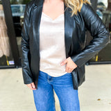 The Girlfriend Blazer-600 Outerwear-SKIES ARE BLUE-July & June Women's Fashion Boutique Located in San Antonio, Texas