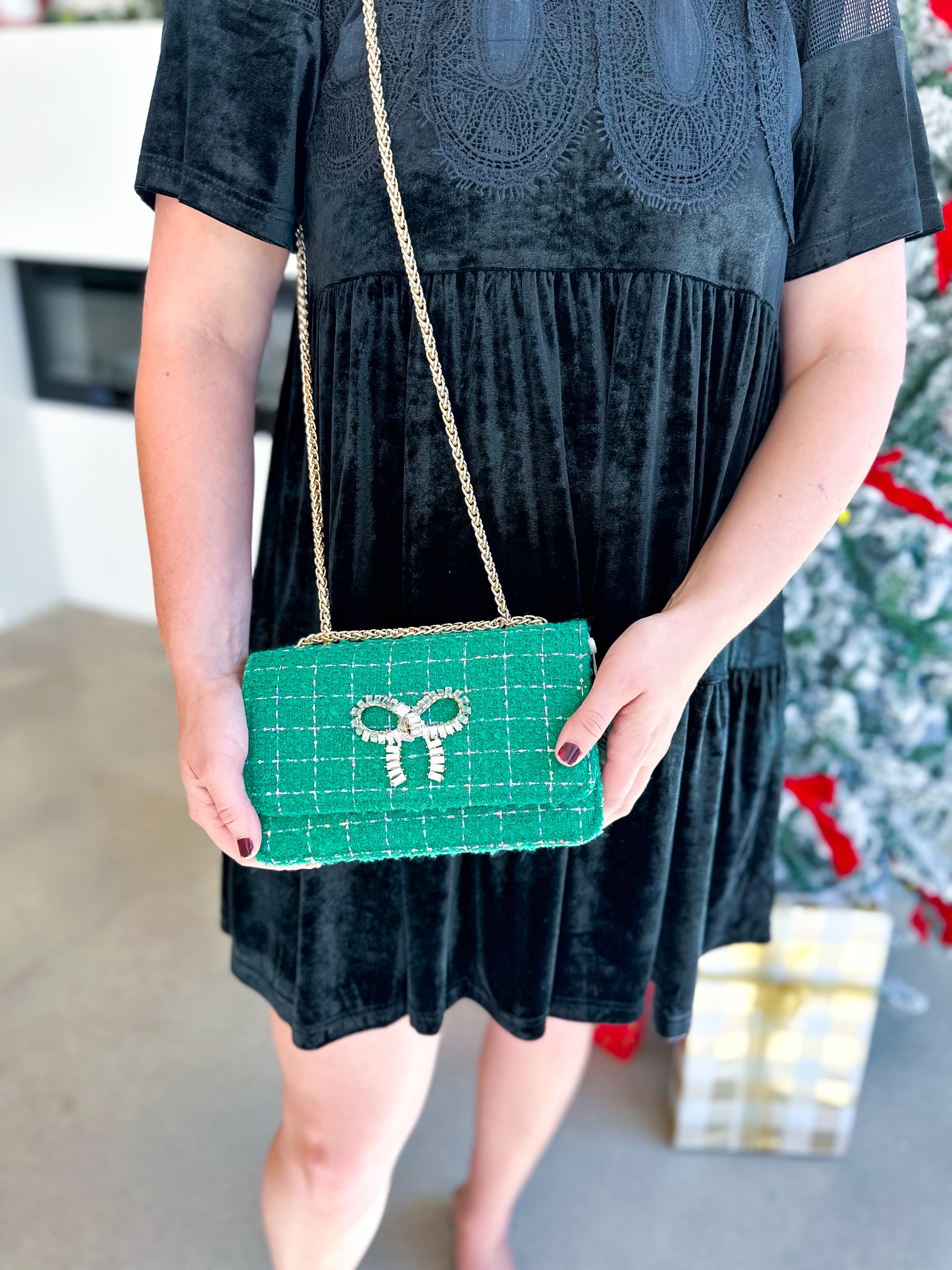 Roa Shoulder - Green-130 Accessories-SHIRALEAH-July & June Women's Fashion Boutique Located in San Antonio, Texas