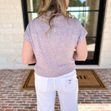 Soft Bloom Everyday Knit Top - Lavender-230 Sweaters/Cardis-ENTRO-July & June Women's Fashion Boutique Located in San Antonio, Texas