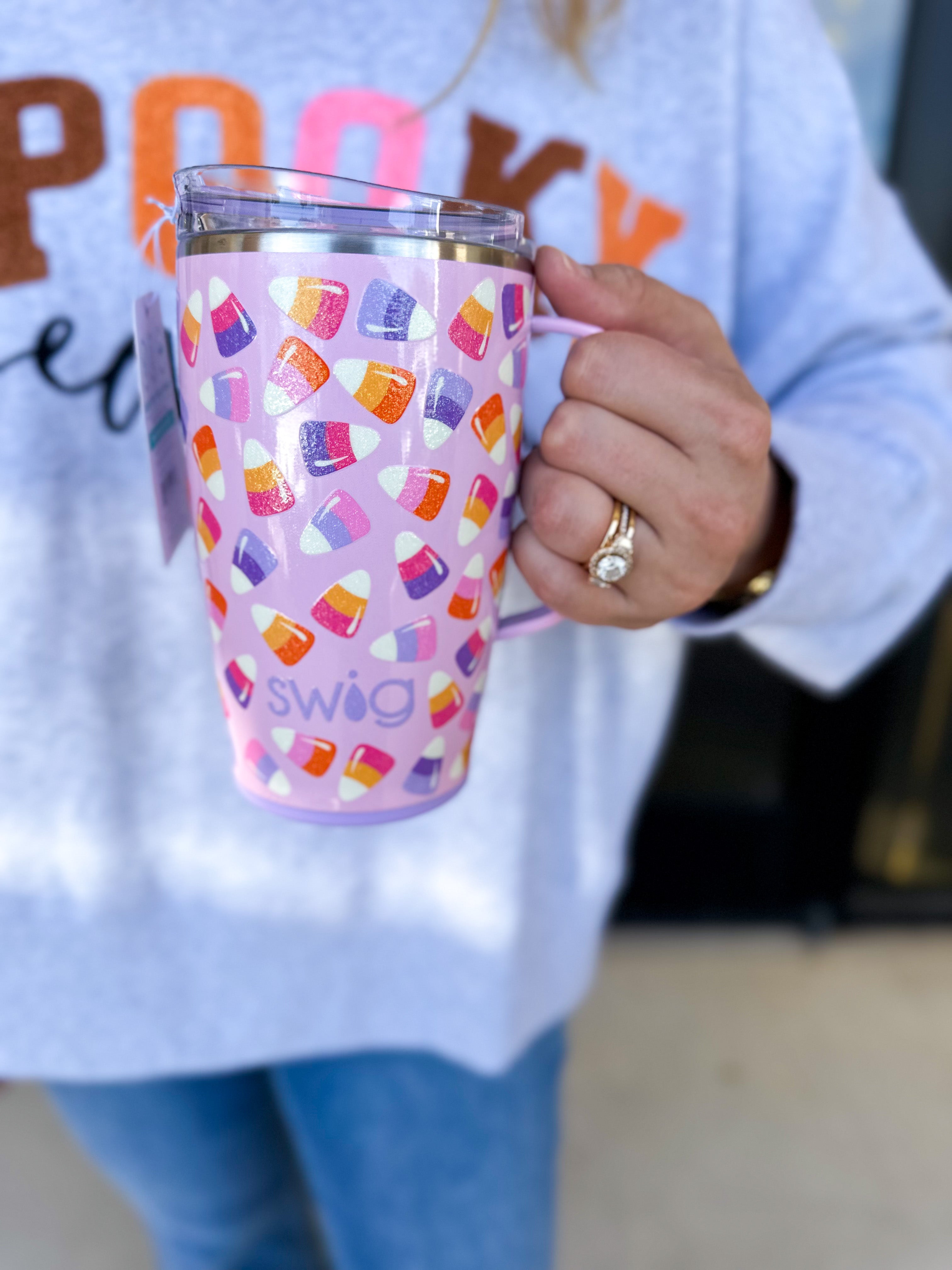 SWIG - Candy Corn Travel Mug 18oz-140 Gifts + Home-SWIG-July & June Women's Fashion Boutique Located in San Antonio, Texas