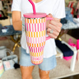 SWIG - Sherbet Stripe Mega Mug (40oz.)-140 Gifts + Home-SWIG-July & June Women's Fashion Boutique Located in San Antonio, Texas