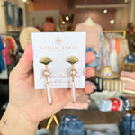 Natalie Wood - Carolina Statement Earrings in Pink-110 Jewelry & Hair-Natalie Wood-July & June Women's Fashion Boutique Located in San Antonio, Texas