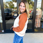 THML - Colorblock Sweater-230 Sweaters/Cardis-THML-July & June Women's Fashion Boutique Located in San Antonio, Texas