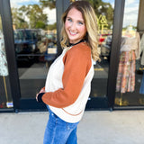 THML - Colorblock Sweater-230 Sweaters/Cardis-THML-July & June Women's Fashion Boutique Located in San Antonio, Texas