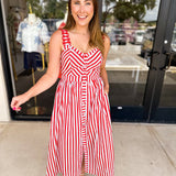 The Harbor Midi Dress - Red-500 Midi-SKIES ARE BLUE-July & June Women's Fashion Boutique Located in San Antonio, Texas