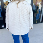 Cream Quilted Jacket-600 Outerwear-LISTICLE-July & June Women's Fashion Boutique Located in San Antonio, Texas