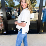 Chic Knit Top-230 Sweaters/Cardis-FATE-July & June Women's Fashion Boutique Located in San Antonio, Texas