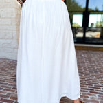 Closet Staple White Midi Skirt-410 Shorts/Skirts-STYLE USA-July & June Women's Fashion Boutique Located in San Antonio, Texas