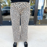 Vervet- Cheetah Print High Rise Wide Leg Jeans-400 Pants-VEVERT BY FLYING MONKEY-July & June Women's Fashion Boutique Located in San Antonio, Texas